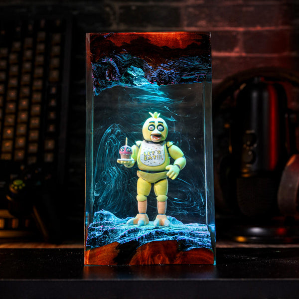 Halloween Foxy Fnaf Epoxy Lamp