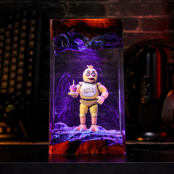 Halloween Foxy Fnaf Epoxy Lamp