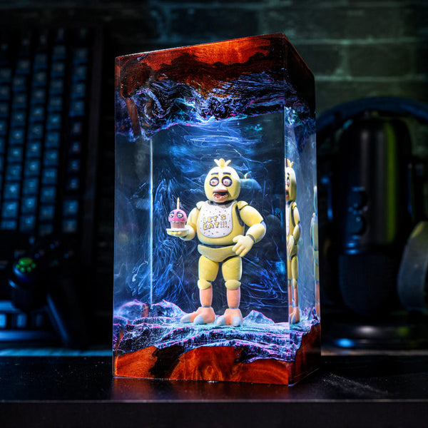 Halloween Foxy Fnaf Epoxy Lamp
