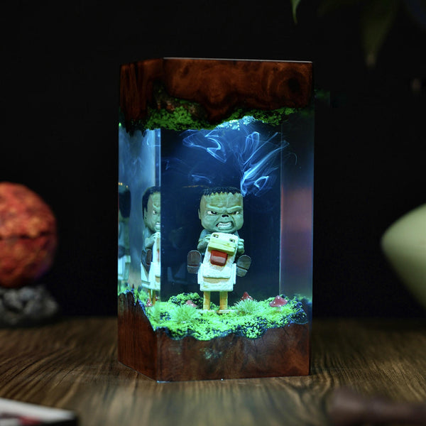 Chicken Jockey Minecraft Night Light