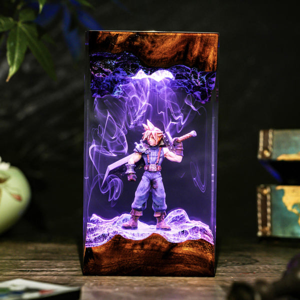 Cloud Strife Final Fantasy Lamp