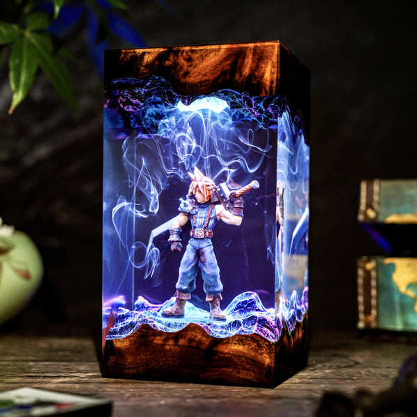 Cloud Strife Final Fantasy Lamp