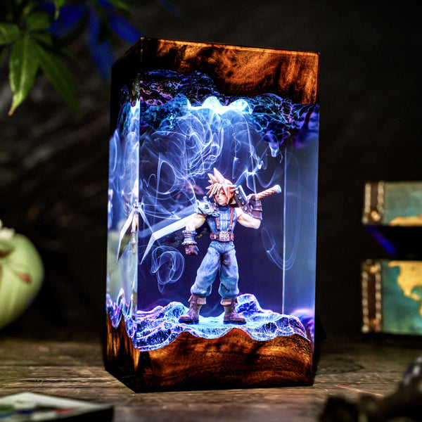 Cloud Strife Final Fantasy Lamp