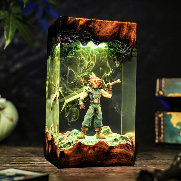 Cloud Strife Final Fantasy Lamp