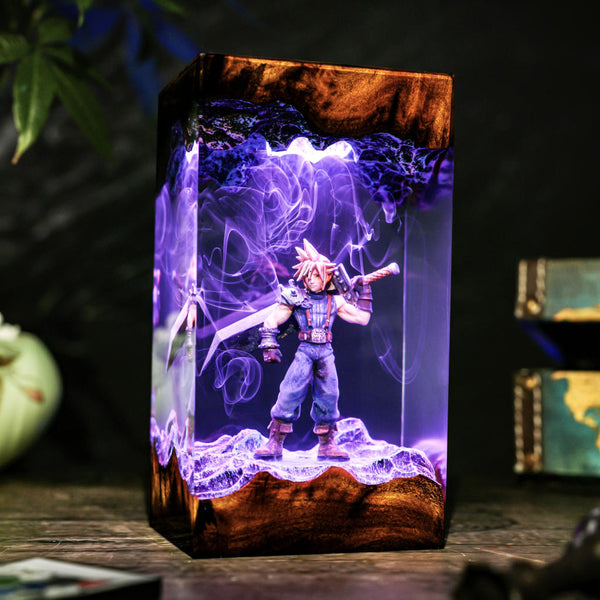 Cloud Strife Final Fantasy Lamp