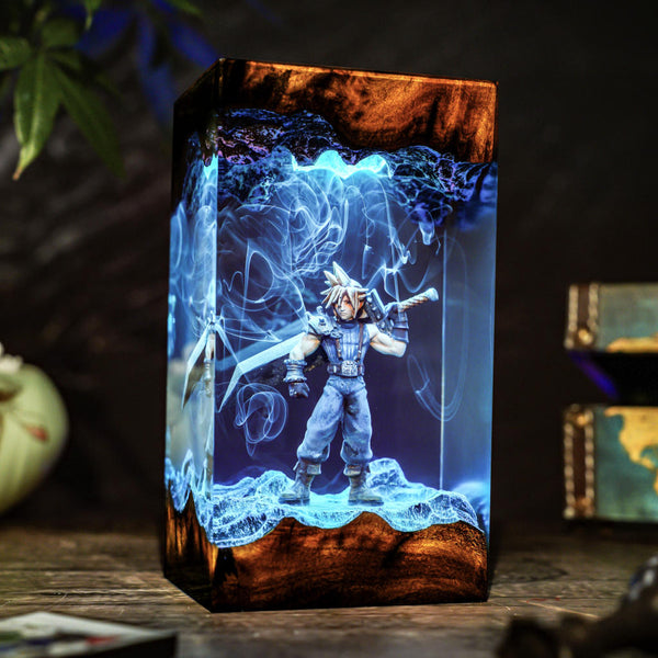 Cloud Strife Final Fantasy Lamp