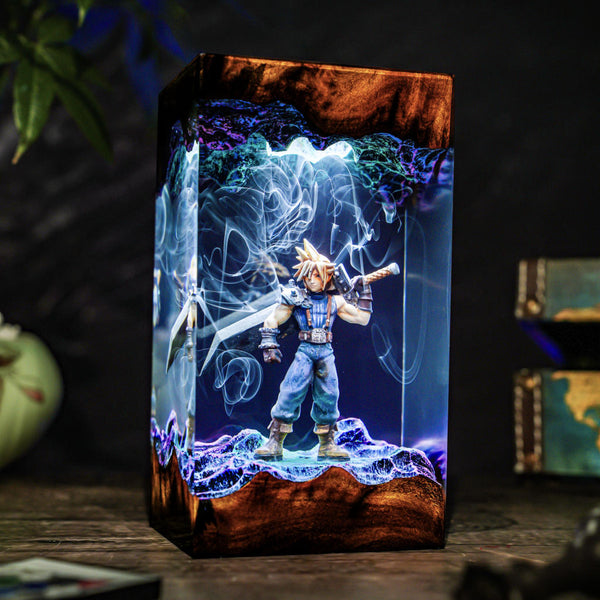 Cloud Strife Final Fantasy Lamp