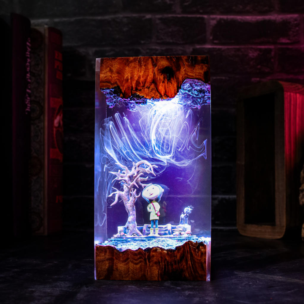 Coraline and Cat Night Light