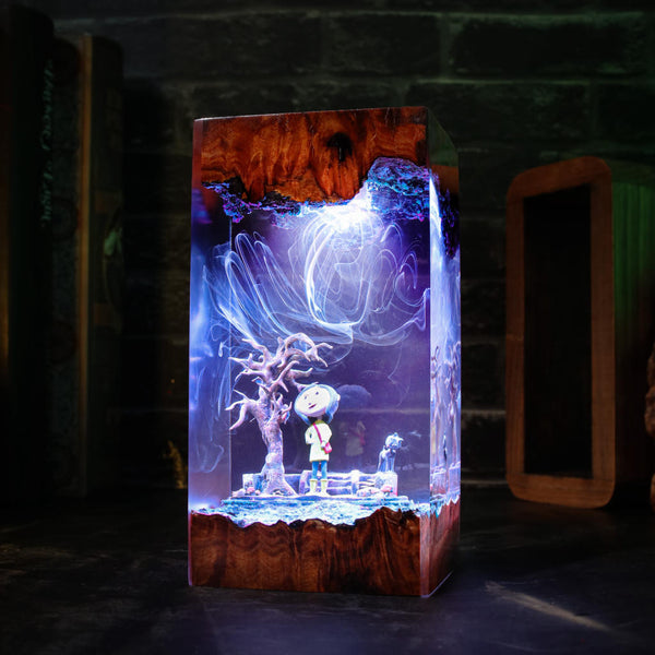 Coraline and Cat Night Light