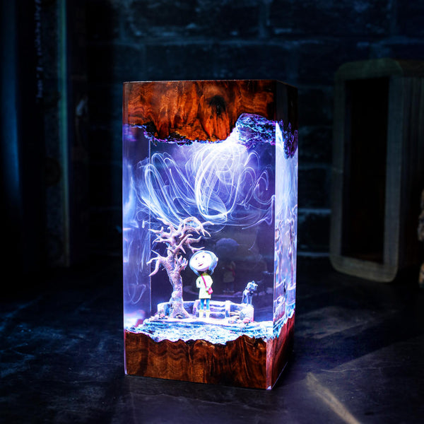 Coraline and Cat Night Light