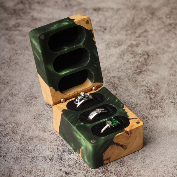 Custom Triple Ring Box