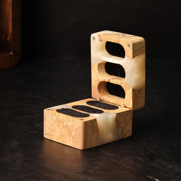Custom Triple Ring Box