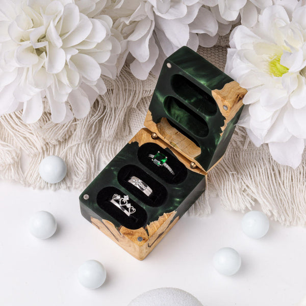 Custom Triple Ring Box