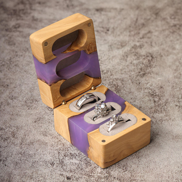 Custom Triple Ring Box