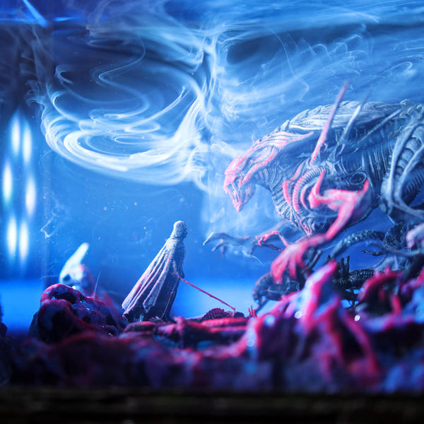 Darth Vader vs Xenomorph Diorama Lamp