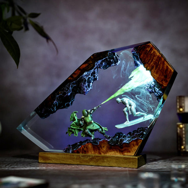 Doctor Doom vs Silver Surfer Marvel Lamp