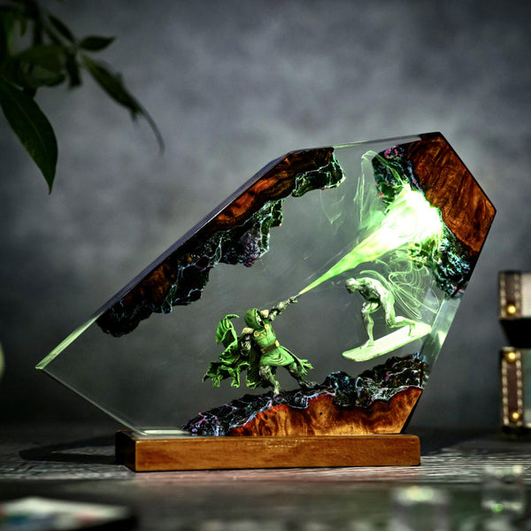 Doctor Doom vs Silver Surfer Marvel Lamp