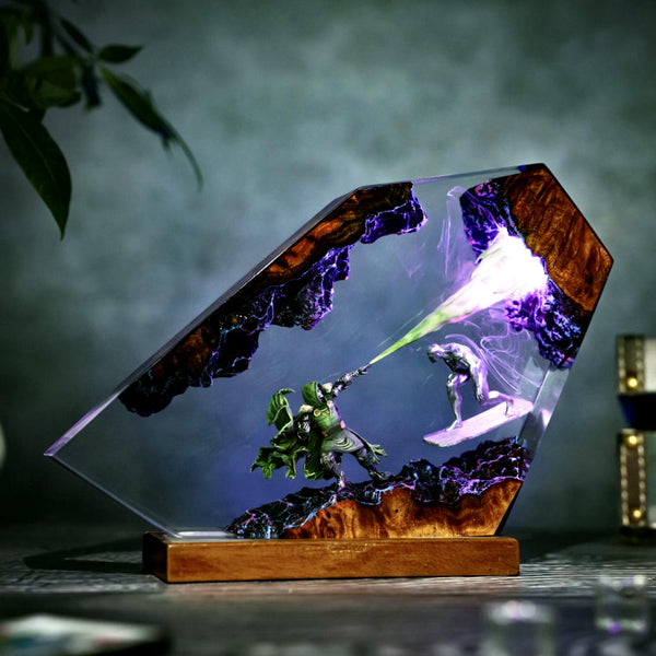 Doctor Doom vs Silver Surfer Marvel Lamp