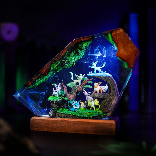 Eevee Evolution Family Pokémon Night Lamp
