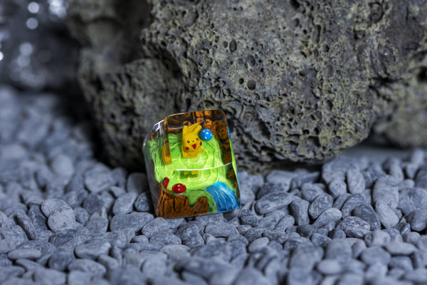 Electric Pikachu Keycap