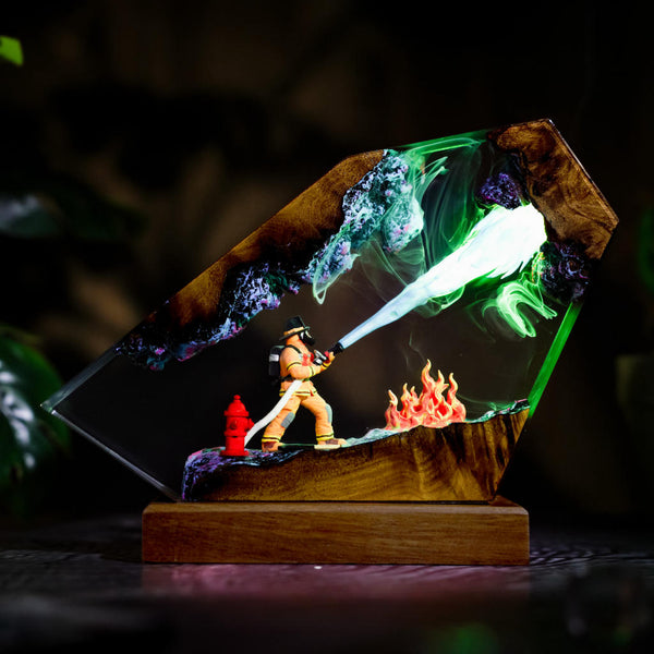 Firefighter Resin Lamp Ver 2