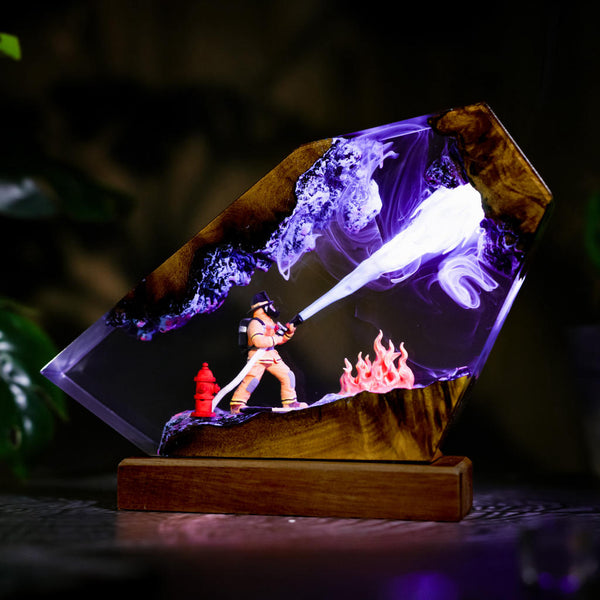 Firefighter Resin Lamp Ver 2