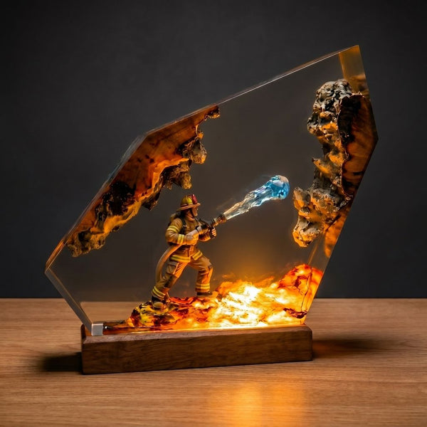 Firefighter Resin Lamp Ver 2