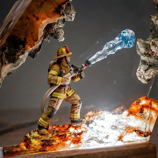 Firefighter Resin Lamp Ver 2