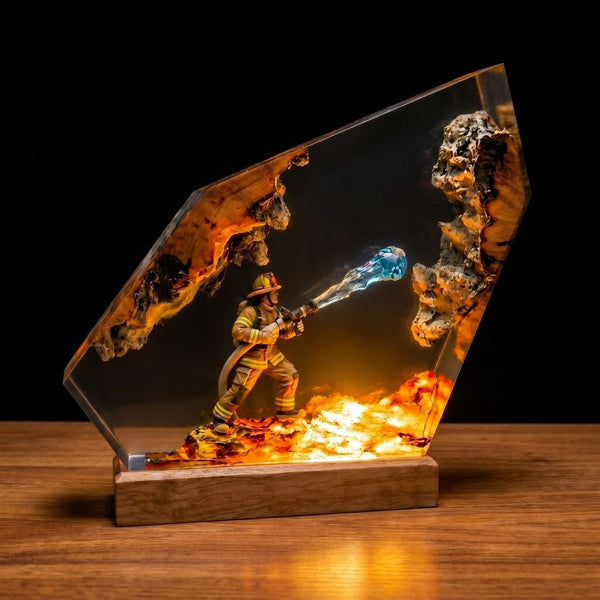 Firefighter Resin Lamp Ver 2