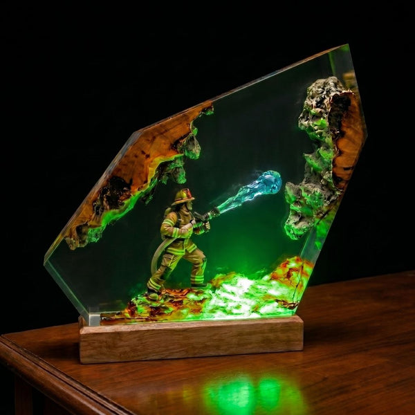 Firefighter Resin Lamp Ver 2