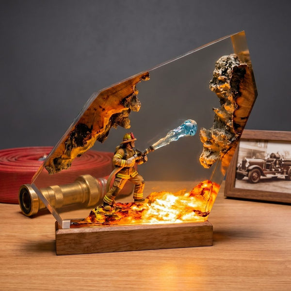 Firefighter Resin Lamp Ver 2