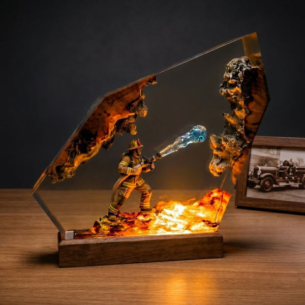 Firefighter Resin Lamp Ver 2