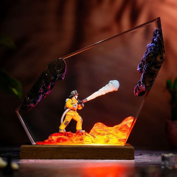 Firefighter Resin Lamp Ver 2