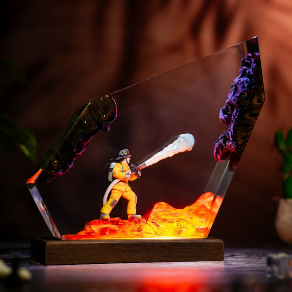Firefighter Resin Lamp Ver 2