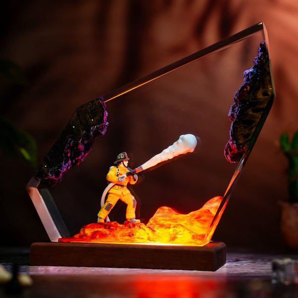 Firefighter Resin Lamp Ver 2