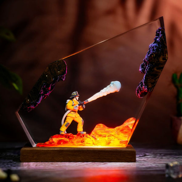 Firefighter Resin Lamp Ver 2