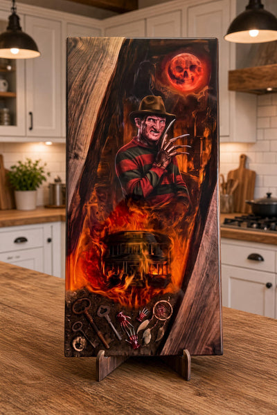 Freddy Krueger Halloween Serving Board