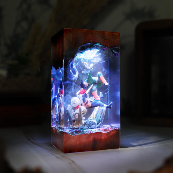 Gaara vs Rock Lee Night Lamp