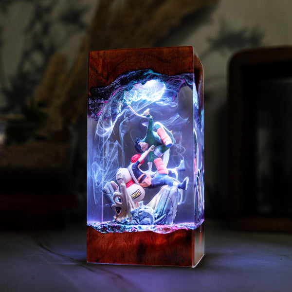 Gaara vs Rock Lee Night Lamp