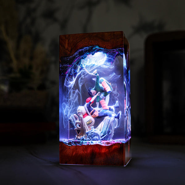 Gaara vs Rock Lee Night Lamp