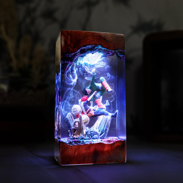 Gaara vs Rock Lee Night Lamp