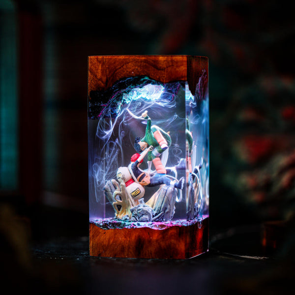 Gaara vs Rock Lee Night Lamp