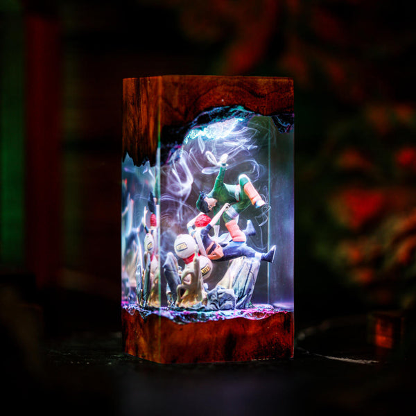 Gaara vs Rock Lee Night Lamp