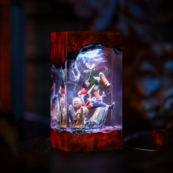 Gaara vs Rock Lee Night Lamp