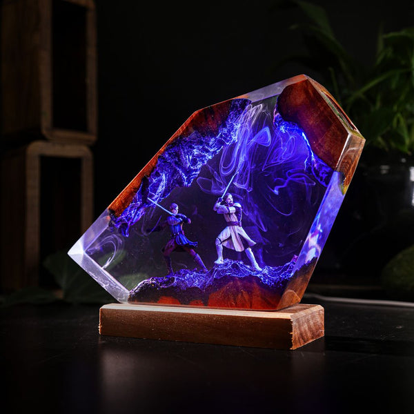 Anakin Skywalker General Kenobi Star Wars Epoxy Light