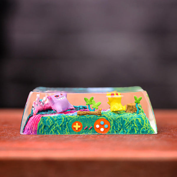 Pikachu & Squirtle Pokémon Shift Keycap