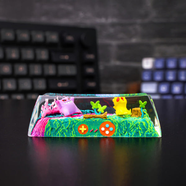 Pikachu & Squirtle Pokémon Shift Keycap