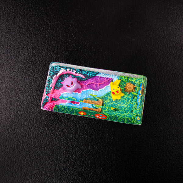 Pikachu & Squirtle Pokémon Shift Keycap