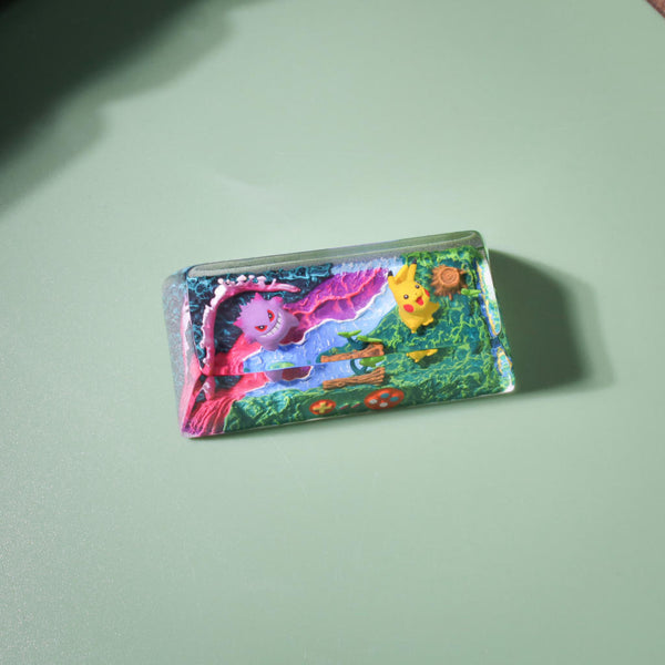 Charmander & Squirtle Pokémon Shift Keycap