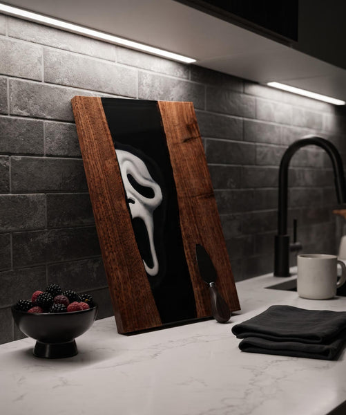 Ghostface Halloween Serving Board